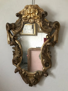 Miroir aux angelots 64 x 44 cm