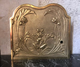 Coffret en bronze art nouveau