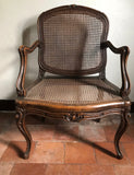 Fauteuil canné