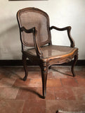 Fauteuil canné