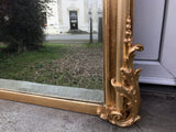 Miroir Louis-Philippe à fronton